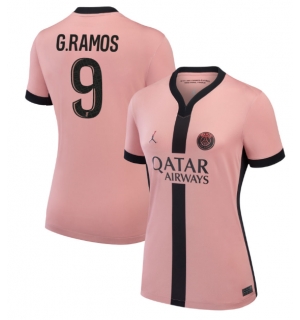 Paris Saint-Germain Goncalo Ramos #9 Tredjedrakt Dame 2024-25 Kortermet