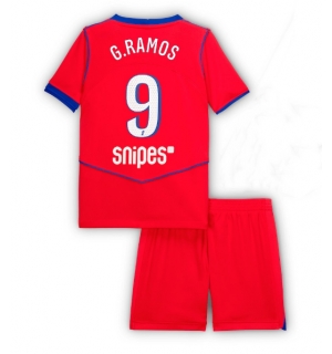 Paris Saint-Germain Goncalo Ramos #9 Tredjedraktsett Barn 2025-26 Kortermet (+ Korte bukser)