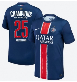 Paris Saint-Germain Hjemmedrakt 2024-25 UCL Champions Kortermet