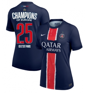 Paris Saint-Germain Hjemmedrakt Dame 2024-25 UCL Champions Kortermet