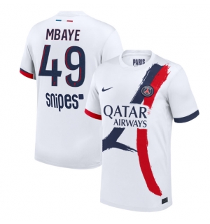 Paris Saint-Germain Ibrahim Mbaye #49 Bortedrakt 2025-26 Kortermet