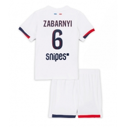 Paris Saint-Germain Illia Zabarnyi #6 Bortedraktsett Barn 2025-26 Kortermet (+ Korte bukser)