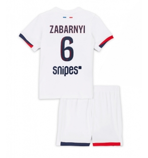 Paris Saint-Germain Illia Zabarnyi #6 Bortedraktsett Barn 2025-26 Kortermet (+ Korte bukser)