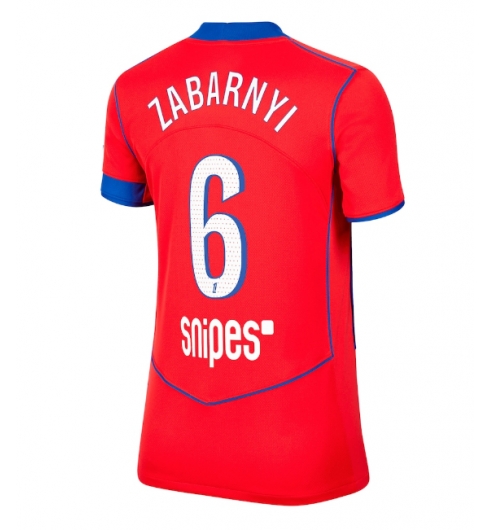 Paris Saint-Germain Illia Zabarnyi #6 Tredjedrakt Dame 2025-26 Kortermet Paris Saint-Germain Illia Zabarnyi #6 Tredjedrakt Dame 2025-26 Kortermet