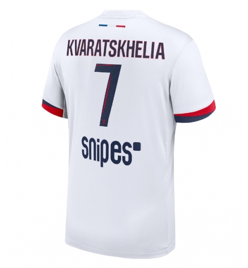 Paris Saint-Germain Khvicha Kvaratskhelia #7 Bortedrakt 2025-26 Kortermet Paris Saint-Germain Khvicha Kvaratskhelia #7 Bortedrakt 2025-26 Kortermet
