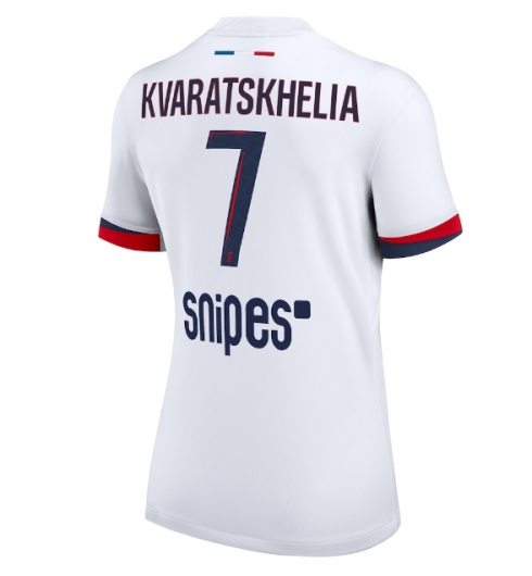 Paris Saint-Germain Khvicha Kvaratskhelia #7 Bortedrakt Dame 2025-26 Kortermet Paris Saint-Germain Khvicha Kvaratskhelia #7 Bortedrakt Dame 2025-26 Kortermet