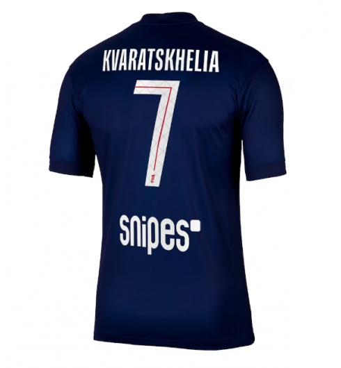Paris Saint-Germain Khvicha Kvaratskhelia #7 Hjemmedrakt 2025-26 Kortermet Paris Saint-Germain Khvicha Kvaratskhelia #7 Hjemmedrakt 2025-26 Kortermet