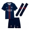Paris Saint-Germain Lucas Beraldo #4 Hjemmedraktsett Barn 2025-26 Kortermet (+ Korte bukser)