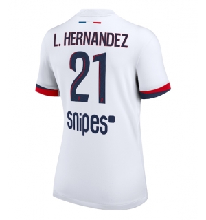 Paris Saint-Germain Lucas Hernandez #21 Bortedrakt Dame 2025-26 Kortermet