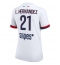 Paris Saint-Germain Lucas Hernandez #21 Bortedrakt Dame 2025-26 Kortermet