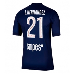 Paris Saint-Germain Lucas Hernandez #21 Hjemmedrakt 2025-26 Kortermet