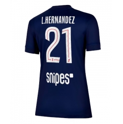 Paris Saint-Germain Lucas Hernandez #21 Hjemmedrakt Dame 2025-26 Kortermet