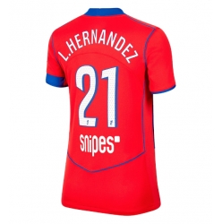 Paris Saint-Germain Lucas Hernandez #21 Tredjedrakt Dame 2025-26 Kortermet