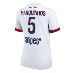 Paris Saint-Germain Marquinhos #5 Bortedrakt Dame 2025-26 Kortermet