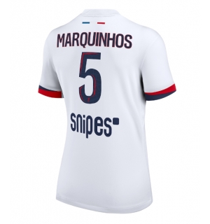 Paris Saint-Germain Marquinhos #5 Bortedrakt Dame 2025-26 Kortermet
