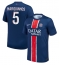 Paris Saint-Germain Marquinhos #5 Hjemmedrakt 2024-25 Kortermet