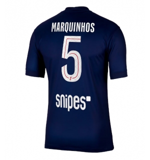 Paris Saint-Germain Marquinhos #5 Hjemmedrakt 2025-26 Kortermet