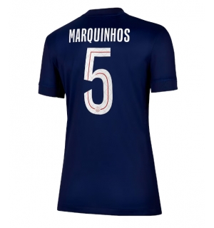 Paris Saint-Germain Marquinhos #5 Hjemmedrakt Dame 2025-26 Kortermet