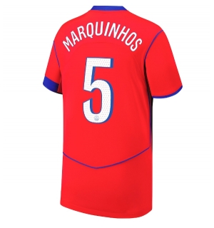 Paris Saint-Germain Marquinhos #5 Tredjedrakt 2025-26 Kortermet