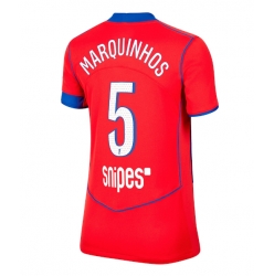 Paris Saint-Germain Marquinhos #5 Tredjedrakt Dame 2025-26 Kortermet