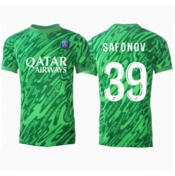 Paris Saint-Germain Matvei Safonov #39 Keeper Hjemmedrakt 2024-25 Kortermet