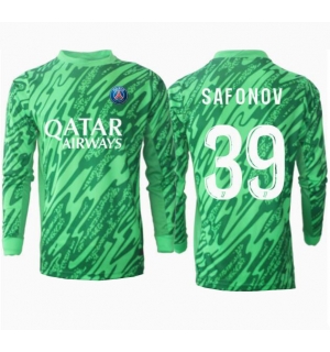 Paris Saint-Germain Matvei Safonov #39 Keeper Hjemmedrakt 2024-25 Langermet