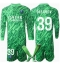 Paris Saint-Germain Matvei Safonov #39 Keeper Hjemmedraktsett Barn 2024-25 Langermet (+ Korte bukser)