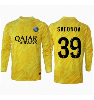 Paris Saint-Germain Matvei Safonov #39 Keeper Tredjedrakt 2024-25 Langermet