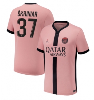Paris Saint-Germain Milan Skriniar #37 Tredjedrakt 2024-25 Kortermet
