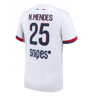 Paris Saint-Germain Nuno Mendes #25 Bortedrakt 2025-26 Kortermet