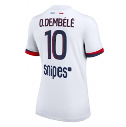 Paris Saint-Germain Ousmane Dembele #10 Bortedrakt Dame 2025-26 Kortermet