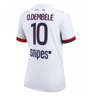Paris Saint-Germain Ousmane Dembele #10 Bortedrakt Dame 2025-26 Kortermet