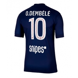 Paris Saint-Germain Ousmane Dembele #10 Hjemmedrakt 2025-26 Kortermet