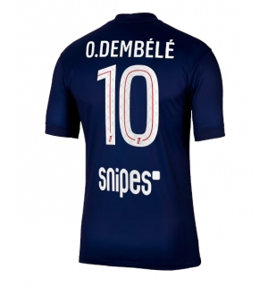 Paris Saint-Germain Ousmane Dembele #10 Hjemmedrakt 2025-26 Kortermet