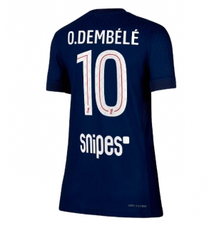Paris Saint-Germain Ousmane Dembele #10 Hjemmedrakt Dame 2025-26 Kortermet