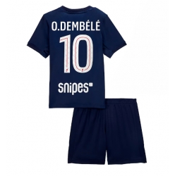 Paris Saint-Germain Ousmane Dembele #10 Hjemmedraktsett Barn 2025-26 Kortermet (+ Korte bukser)