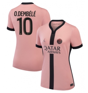Paris Saint-Germain Ousmane Dembele #10 Tredjedrakt Dame 2024-25 Kortermet