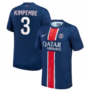 Paris Saint-Germain Presnel Kimpembe #3 Hjemmedrakt 2024-25 Kortermet