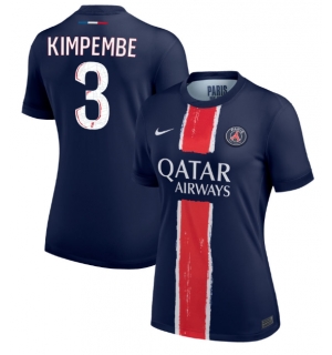 Paris Saint-Germain Presnel Kimpembe #3 Hjemmedrakt Dame 2024-25 Kortermet