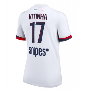Paris Saint-Germain Vitinha #17 Bortedrakt Dame 2025-26 Kortermet