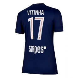 Paris Saint-Germain Vitinha #17 Hjemmedrakt Dame 2025-26 Kortermet
