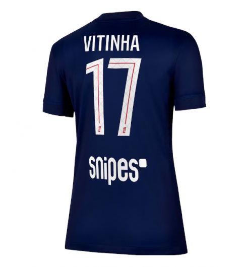 Paris Saint-Germain Vitinha #17 Hjemmedrakt Dame 2025-26 Kortermet Paris Saint-Germain Vitinha #17 Hjemmedrakt Dame 2025-26 Kortermet