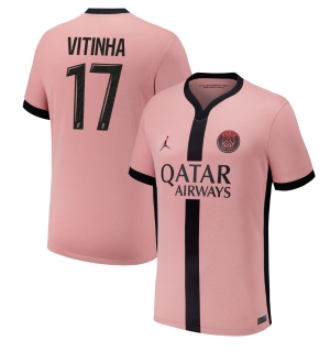 Paris Saint-Germain Vitinha #17 Tredjedrakt 2024-25 Kortermet