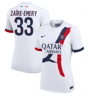 Paris Saint-Germain Warren Zaire-Emery #33 Bortedrakt Dame 2024-25 Kortermet