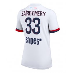 Paris Saint-Germain Warren Zaire-Emery #33 Bortedrakt Dame 2025-26 Kortermet