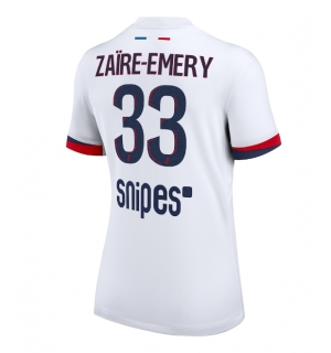 Paris Saint-Germain Warren Zaire-Emery #33 Bortedrakt Dame 2025-26 Kortermet