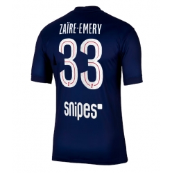 Paris Saint-Germain Warren Zaire-Emery #33 Hjemmedrakt 2025-26 Kortermet
