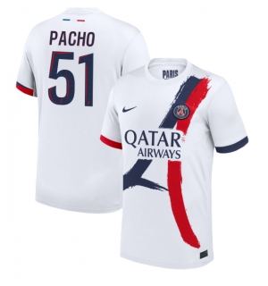 Paris Saint-Germain Willian Pacho #51 Bortedrakt 2024-25 Kortermet