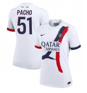 Paris Saint-Germain Willian Pacho #51 Bortedrakt Dame 2024-25 Kortermet