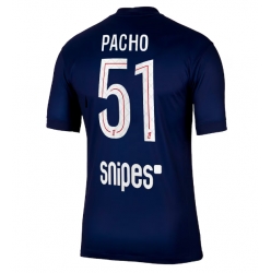 Paris Saint-Germain Willian Pacho #51 Hjemmedrakt 2025-26 Kortermet